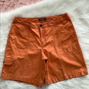 Eddie Bauer Women’s Orange Shorts Size 10